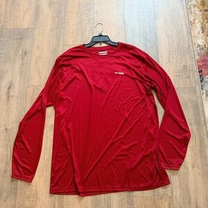 Columbia Men's Crimson Long Sleeve Tee